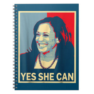 Carnet Kamala Harris OUI ELLE PEUT 2024 Président des éle
