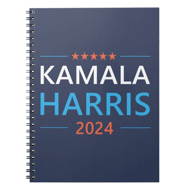 Carnet Kamala Harris Présidente 2024 Démocrate (Devant)