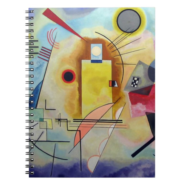 Carnet Kandinsky 1925/jaune/rouge/bleu/pixdezines (Devant)