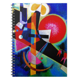 Carnet Kandinsky en peinture Abstraite bleue
