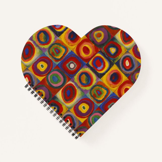 Carnet Kandinsky Farbstudie Quadrate Colourful Squares (Devant)