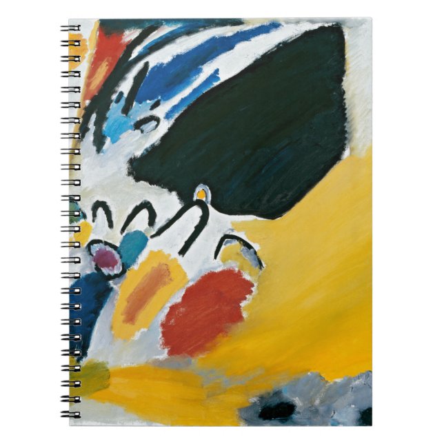 Carnet Kandinsky Impression III Concert Peinture Abstrait (Devant)
