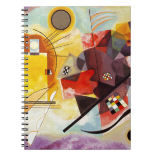 Carnet Kandinsky jaune bleu