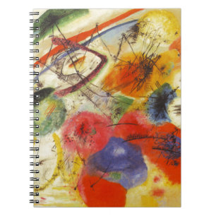 Carnet Kandinsky Noir frappe la peinture Abstraite