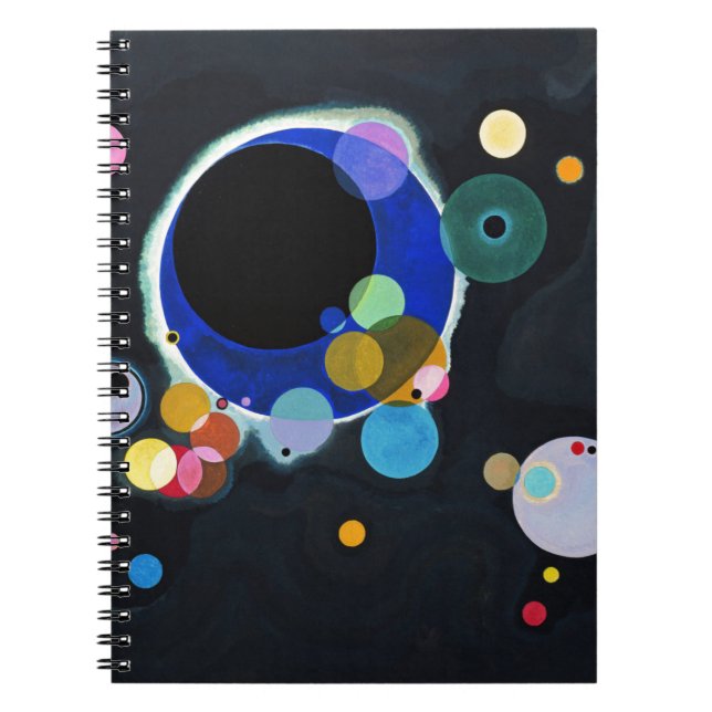 Carnet Kandinsky Plusieurs Cercles Artwork (Devant)