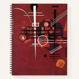 Carnet Kandinsky - Rouge mouillé