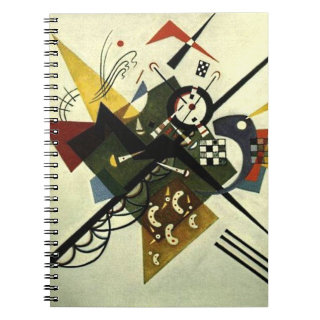 Carnet Kandinsky Sur White II (Devant)
