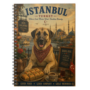Carnet Kangal à Istanbul Art de voyage vintage