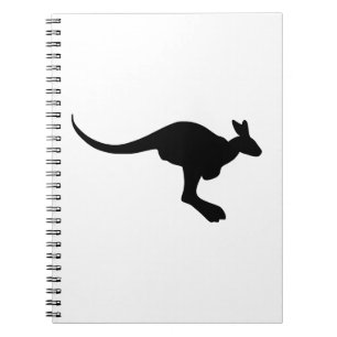 Carnet Kangaroo Silhouette