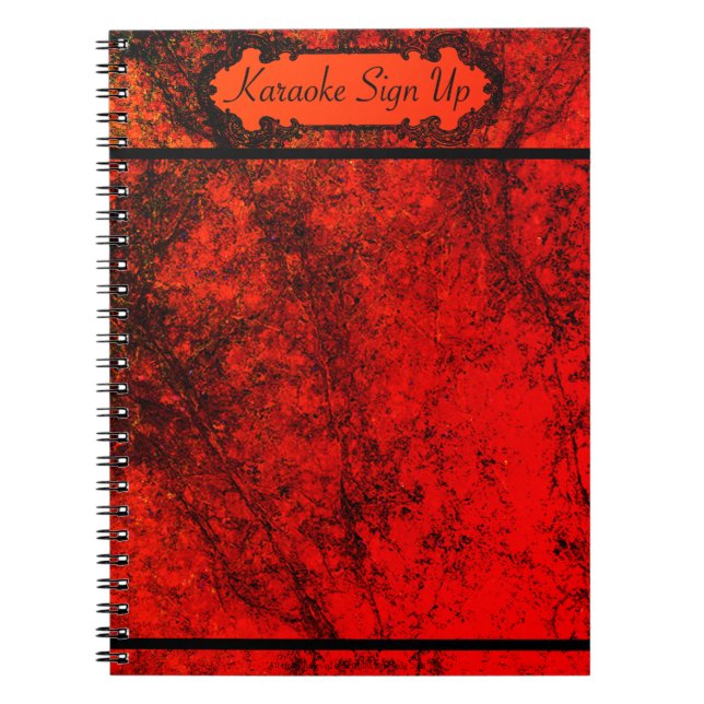 Carnet Karaoke S'inscrire (Devant)