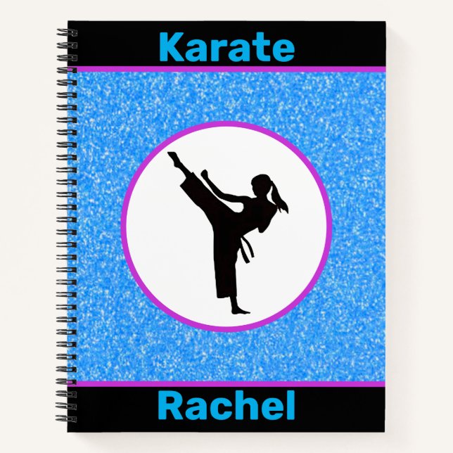 Carnet Karate Girls Sparkle (Devant)