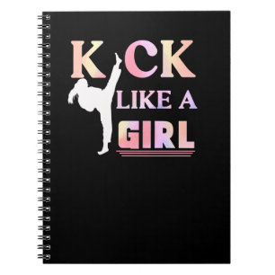 Carnet Karate Taekwondo Jiu Jitsu Girl Fighting Fun