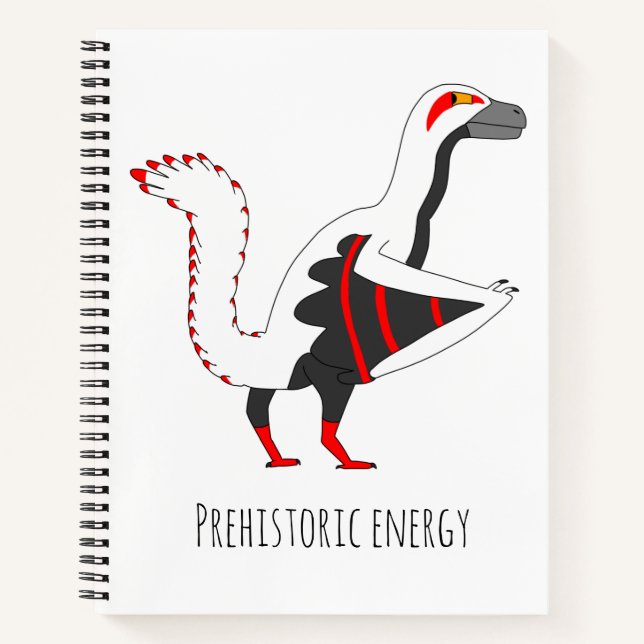 Carnet Karura the Archaeopteryx Dino Bird Spiral Notebook (Devant)