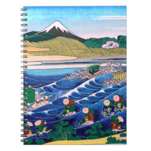 Carnet Katsushika Hokusai - Fuji from Kanaya on Tokaido