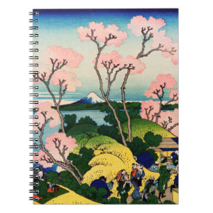 Carnet Katsushika Hokusai - Gotenyama, Tokaido, Shinagawa