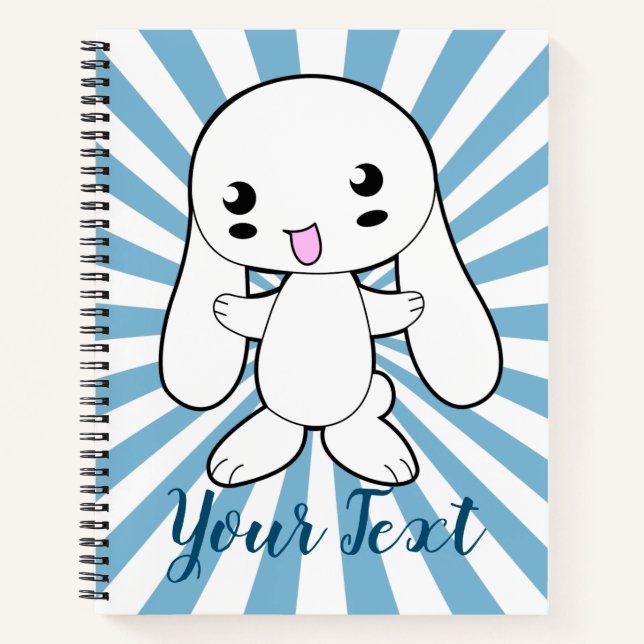 Carnet Kawaii Bunny sur la coutume de l'accolade (Devant)