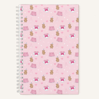 Carnet "Kawaii Campus" Preppy Schoolgirl Plain Notebook