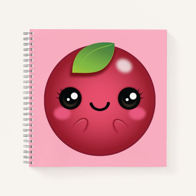 Carnet Kawaii Cranberry (Devant)