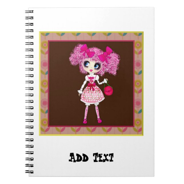 Carnet Kawaii Girl Pinky so sweet (Devant)