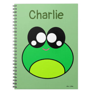 Carnet Kawaii Green Frog Cute