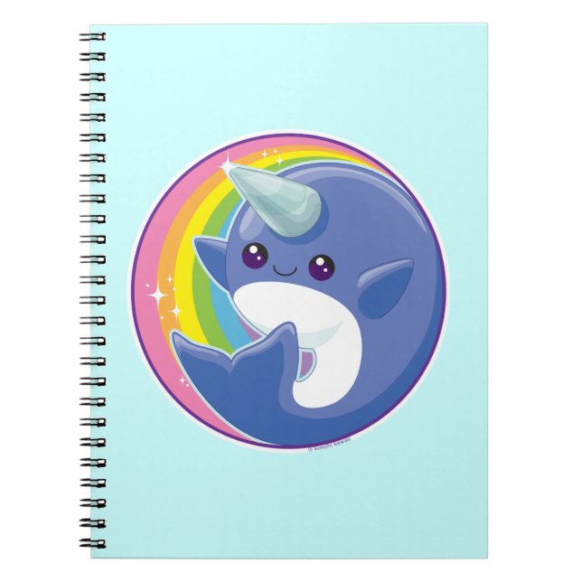Carnet Kawaii Narwhal (Devant)