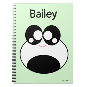 Carnet Kawaii Panda Frog Cute