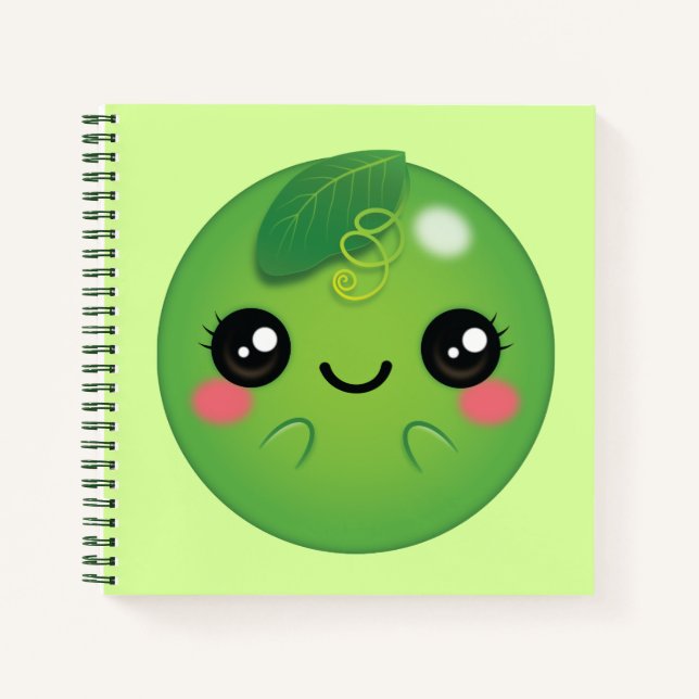 Carnet Kawaii Pea (Devant)