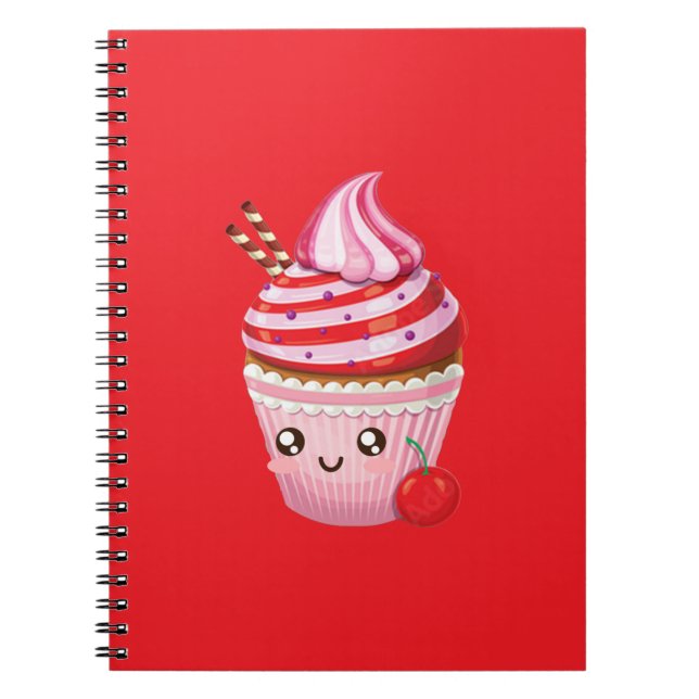 Carnet Kawaii Pepperment Surprise Cupcakes Jeter Oreiller (Devant)