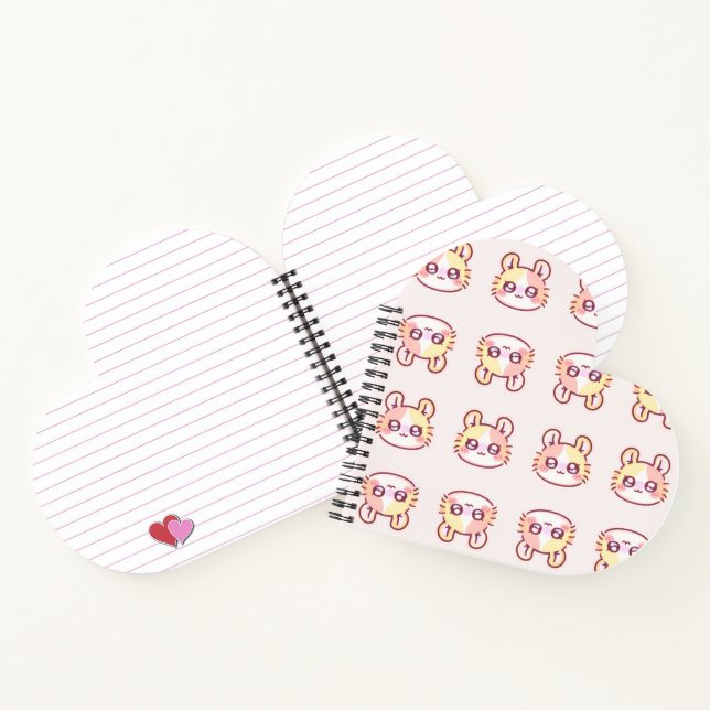 Carnet Kawaii Pink Kitty Daily Planner - Cute Coquette  (Intérieur)