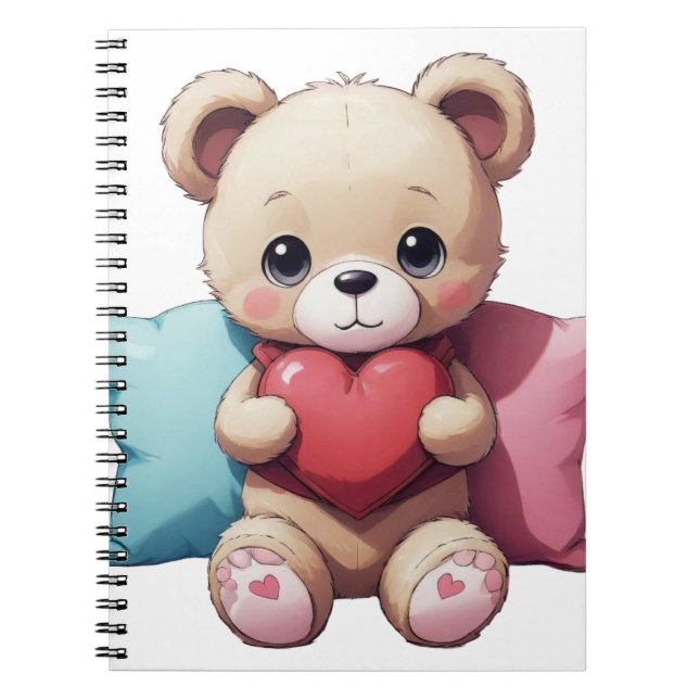 Carnet Kawaii Teddy Bear (Devant)