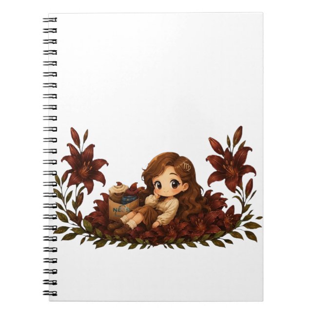 Carnet Kawaii Zodiac Neos Vierge (Devant)