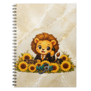 Carnet Kawaii Zodiaque Neos Lion