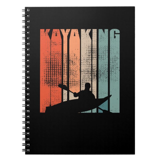 Carnet Kayak Canoë Rétro (Devant)