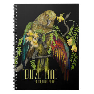 Carnet Kea New Zealand Mountain Parrot