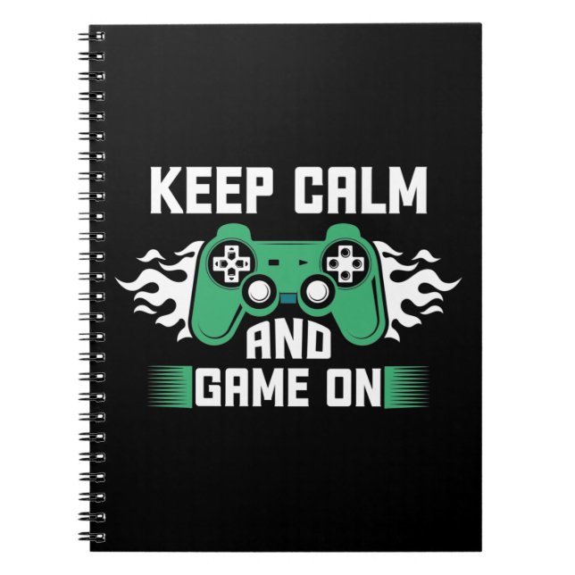 Carnet Keep Calm and Game (Devant)