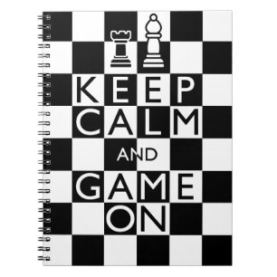 Carnet KEEP CALM AND GAME ON - Chess