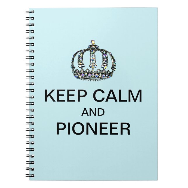 CARNET KEEP CALM AND PIONEER PAPER PLATES (Devant)