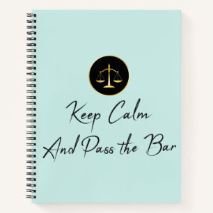 Carnet Keep calm. Passez la barre.
