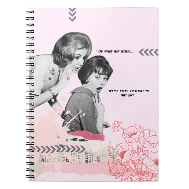 Carnet Keeping Secrets Pink Notebook (Devant)