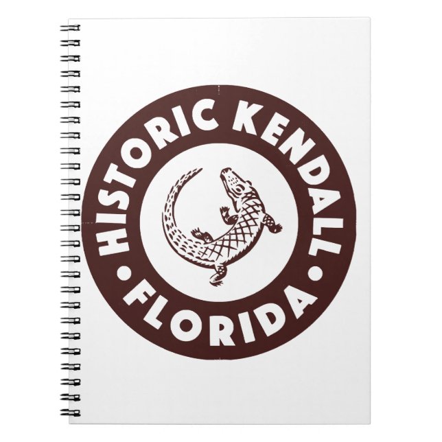 Carnet Kendall Florida Circle - Brown (Devant)