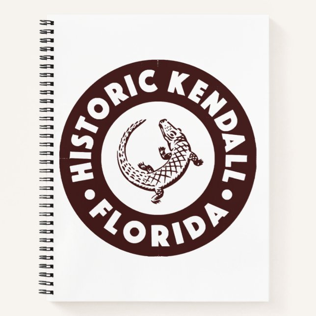 Carnet Kendall Florida Circle - Brown (Devant)