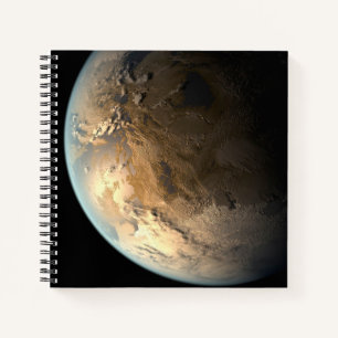 Carnet Kepler-186f Orbitant Une Étoile Éloignée.
