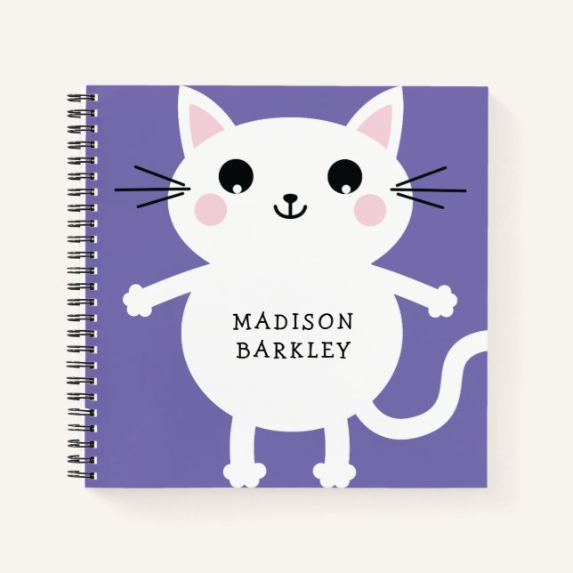 Carnet Kids Kitty Chat Cute (Devant)