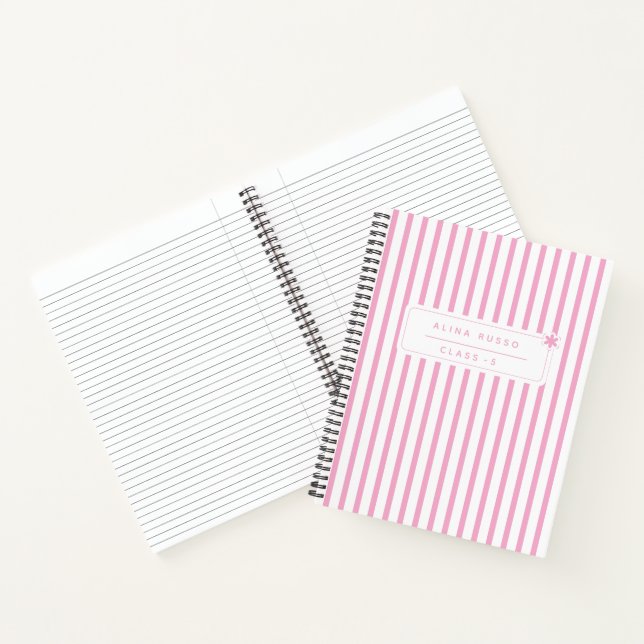 Carnet Kids pink minimalist Spiral Notebook (Intérieur)
