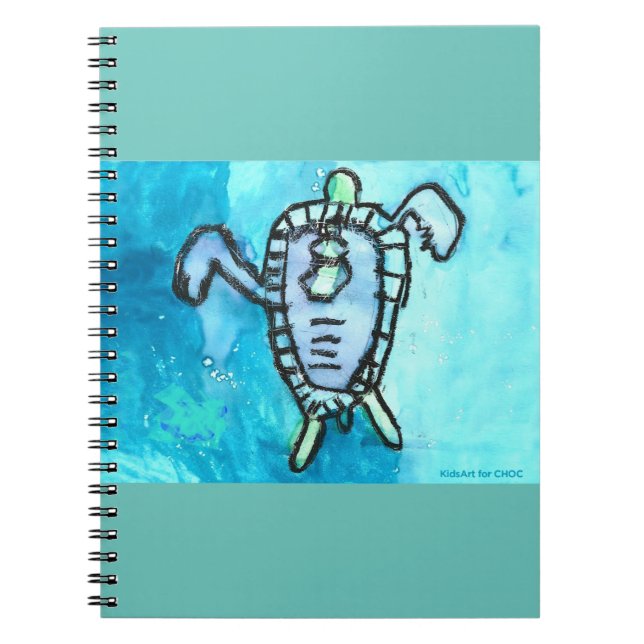 Carnet KidsArt for CHOC - Tortue de mer (Devant)