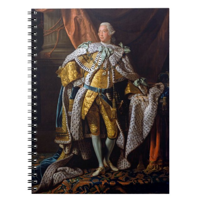 Carnet King George III par Allan Ramsay 1762 (Devant)
