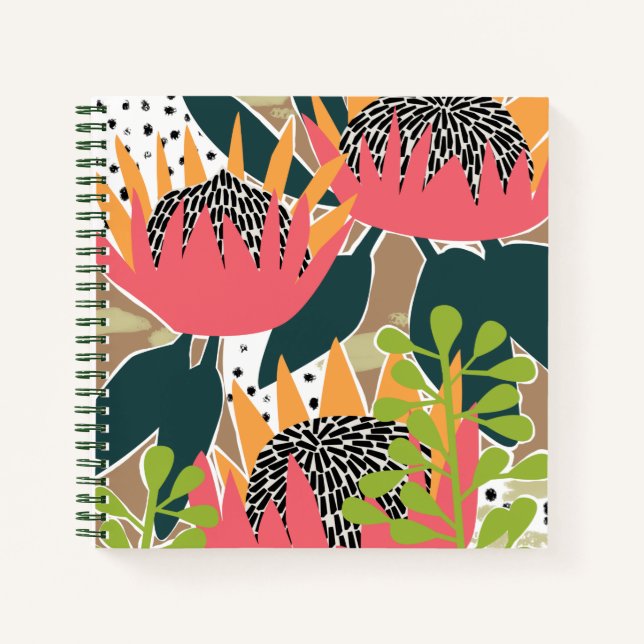 Carnet King Protea I (Devant)