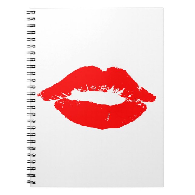 Carnet Kiss Lips Red Lipstick Losion Passion Valentine (Devant)