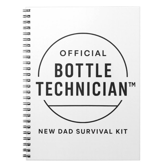 Carnet Kit de Survie pour Nouveau Papa Technicien de Bout (Devant)
