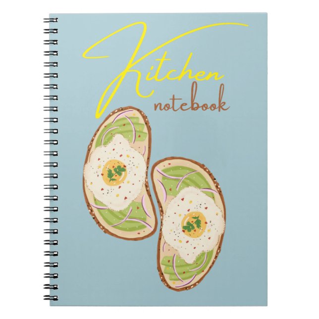 Carnet Kitchen Recipe Notebook for Home Cooks and Food  (Devant)